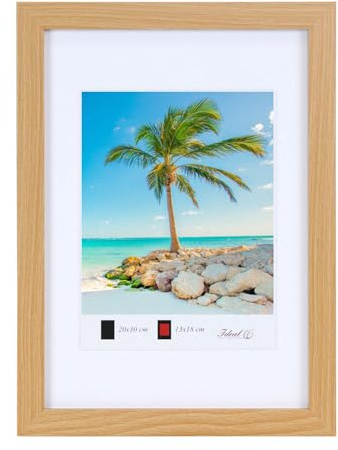 Holz Bilderrahmen Plexi Lifestyle Foto Rahmen Collage Wanddeko Poster HR25: Farbe: Buche | Format: 40x50