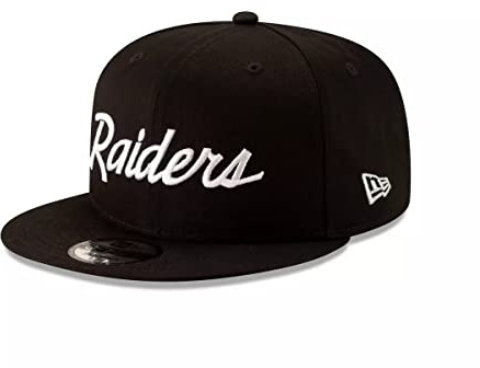 NBA Men's 9Fifty Snapback Cap, Las Vegas Raiders Script Logo, One Size