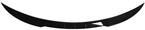 Spoiler per Baule Posteriore Universale per Auto 3 Pezzi, Alettone Nero Brillante 120 Cm A Basso Rumore Leggero Antiurto per Veicolo Tipo A (con Punti convessi) Coda (Tipo A (con
