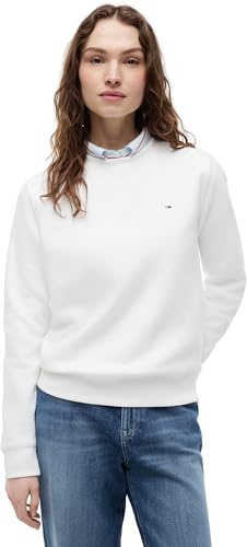 Tommy Jeans Donna Pullover Crew Neck Scollo Rotondo