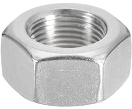 METALLIXITY Hex Nuts (M20x1.5mm) 1Pcs, 304 Stainless Steel Metric Fine Thread Hexagon Nut Hardware - for DIY Home Repair Machinery, Silver