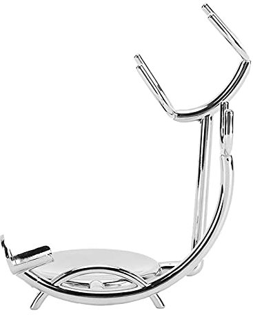 Rasiererhalter, Rasierhobelständer für Männer mit Bürste, Seifenschale und Galvanisierter Metallbaugruppe Zum Bartschneiden