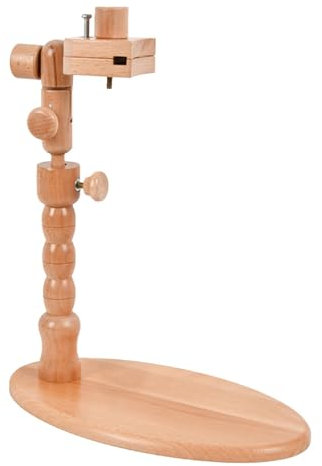 Nadelspitzenständer | -Tisch-Stickrahmen-Ständer | Needlepoint Supplies Stickrahmen-Rack, drehbarer Handarbeitsständer, Schreibtischklemme für Anfänger und Enthusiasten