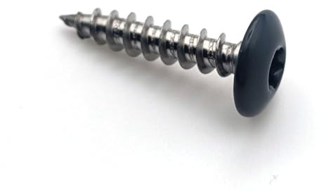 Vis penture 6x35 mm Inox A2 gris anthracite RAL 7016 par 50