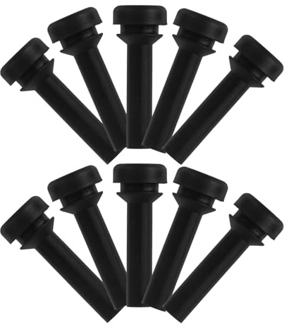 WOONEKY 10pcs Gas Stove Rubber Feet Replacement Stove Grate Foot Pads Sturdy Rubber Bumpers for Gas Range Cookers