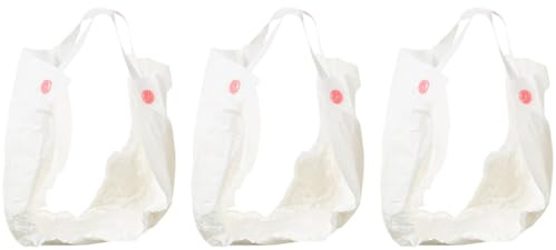 PAMINGONO 3pcs Breathable Maternal Sanitary Pads with Metering Gauge, Women Postpartum Maternity Napkins, Disposable Nursing Pads for Lochia Measurement, One Size