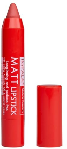 Impala - Barra de Labios Automática Matt Color Coral Sólido Nº 09 | Pintalabios de Larga Duración Mate | Labial Hidratante | Lipstick de Textura Cremosa y Efecto Bálsamo