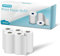 Ushining Lot de 5 rouleaux de papier d'impression pour appareil photo enfant instantanée Papier thermique pour appareil photo enfant (longueur : 23,95 pieds et largeur : 2,28 pouces)