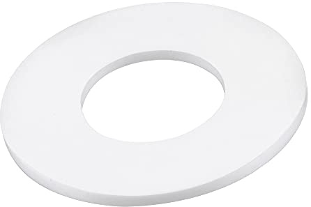sourcing map 2er Pack PTFE Flachdichtung 68mm ä.D. 32mm i.D. 3mm DN25 Flanschdichtung weiß