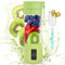 Mini Portable Green Juicer Blender Bottle for Shakes and Smoothies, Cup with Rechargeable USB Small Electric Blender and 6 Blades in 3D for Superb Mixing