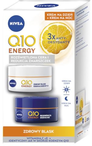 NIVEA 2-pack - Q10 ENERGY dagkräm och nattkräm (2 x 50 ml)
