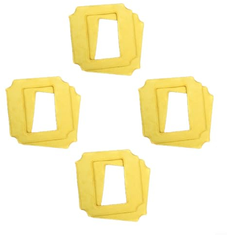 URPIZY 4 toallitas de limpieza cuadradas para Win660, accesorios de robot, lavables, reutilizables, trapeadores, almohadillas para fregonas