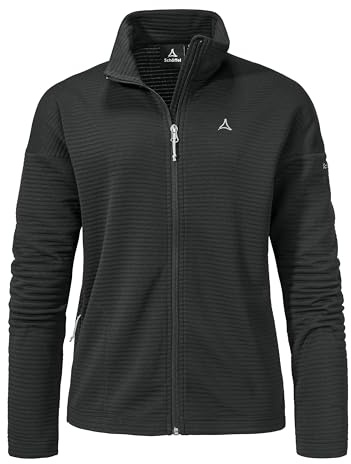 Schöffel Damen CIRC Fleece Jk Style Smue WMS, kreislauffähige Fleecejacke mit 2-Wege-Stretch, wärmende, schnell trocknende Outdoor Jacke mit fast 100 % Recyclingfähigkeit
