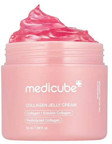 medicube Collagen Jelly Cream- Niacinamide & Freeze-Dried Hydrolyzed Collagen - Boosts skin's barrier hydration and gives 24h Glow & Lifted Look - Korean skincare (1.69 Fl Oz)