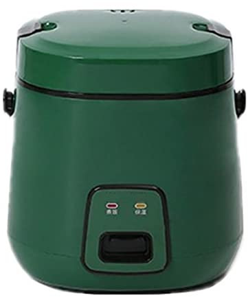 Olla arrocera, Olla arrocera y vaporera multicocina Retro Verde eléctrica para cocinar arroz, Carne, gachas y Sopa