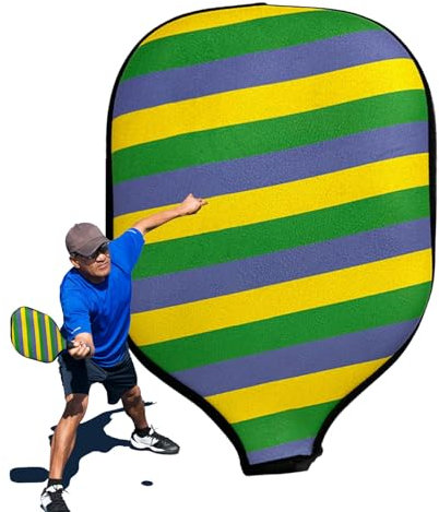 Bsbkoj Tennisball-Paddelhülle, Tennisschläger-Hülle, Neopren-Hülle für Tennisschläger, Tennis-Paddel-Ausrüstung, schützende Tennisschlägerhülle, Tennisballschlägerhülle, Paddelhülle für Tennis