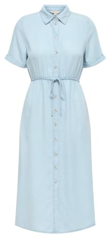 ONLY dam Onlcharis Life 2/4 Shirt Dress Wvn Cc Onlcharis Life 2/4 skjorta klänning Wvn Cc (1-pack)