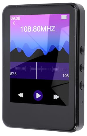 Garsent Lecteur MP4, Lecteur de Musique Bluetooth HD Touch Screen avec Appareil Photo Picture Radio Electronic Livre Conférencier Calculatrice de Haut-parleurs, Portable Sound Quality
