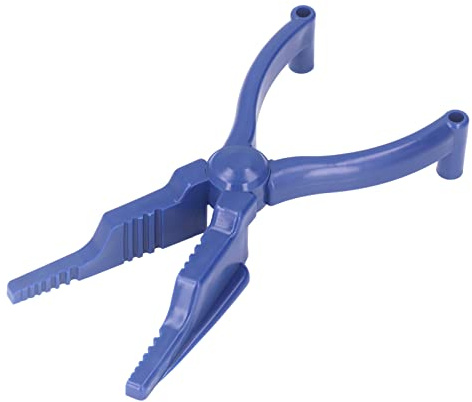 DEWIN Hammering Nailing Holder,Nail Pliers Hammering Nailing Holder ABS Finger Protector Nail Pliers Portable Hand Tool for DIY Works Hanging Family Photos Safety (Blue)