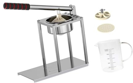 Extracteurs de jus pratiques en acier inoxydable - Fonctionnement manuel - Capacité de 500 ml - Tasse à mesurer pour usage domestique commercial