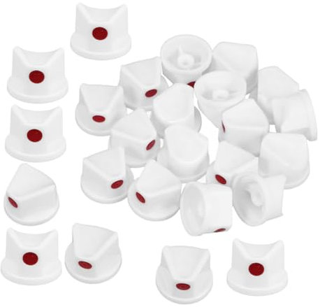 DOITOOL 25pezzi Estensione Ugello Bomboletta Spray Tappi Per Vernice Spray Copri Ugello Per Spruzzature Precise Di Accessori Per Riparazioni Domestiche e Progetti Creativi