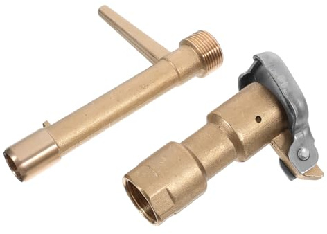 Vanne D'arrosage Rapide Or en Cuivre, pour Pelouse Enterrée | Connexion Rapide, Débit Stable et Accès Facile à L’eau, Usage Extérieur pour Parcs et Jardin