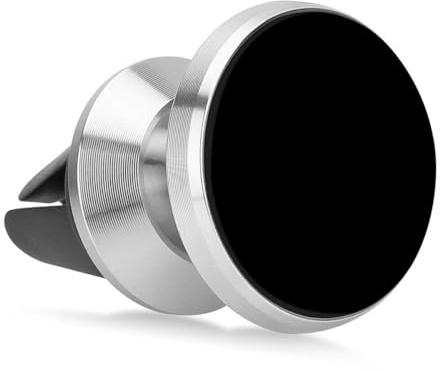 D-RUSH Porta Cellulare Auto Magnetico | Bocchette Aria, Magnete N52 Ultra Potente | NO MagSafe (Usa Placca Adesiva) | Rotazione 360°, Angolo Regolabile