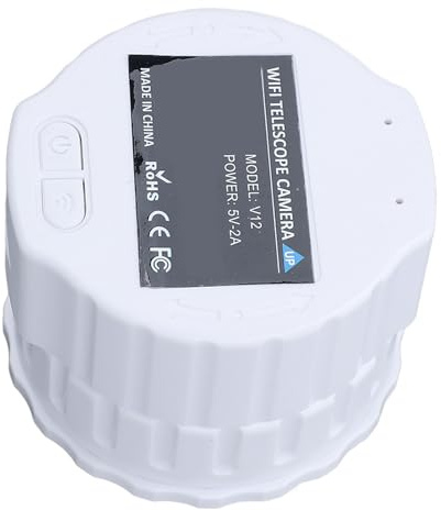 BAFOVY WiFi Trådlöst Digitalt Okular, 800mAh Batteri, 4MP Digital Teleskopkamera för Astrofotografering (#12)