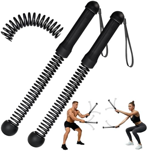 Audasi 2 Stück Battle Rope, Neues Upgrade Battle Rope ohne Seil für das Heim Fitnessstudio Seillose Kampfseile Tragbare Gewichtete Kampfseil Ohne Seil für Arme Rumpf Gesäß Rücken und Beine