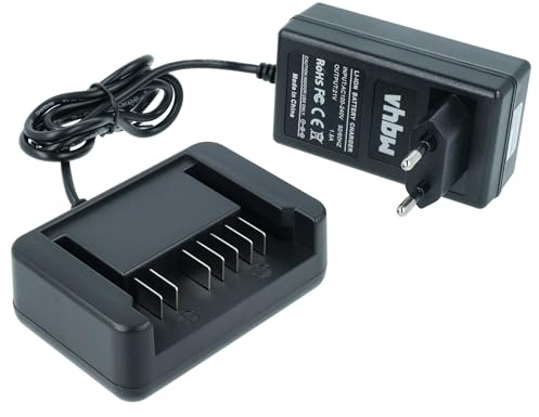 vhbw caricabatterie compatibile con Hitachi/HiKOKI DV 18DBL, FCG 18DAL, FCG 18DL, G 18DSL, R 18DSL, RB 18DSL, UB 18DAL batterie di attrezzi