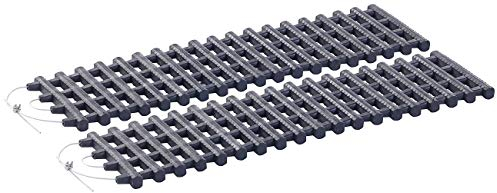 Lescars Anfahrhilfe Wohnmobil: 2er-Set Anfahrhilfe mit Tragetasche, 80 x 22 cm (Kfz Anfahrhilfen, Traktionshilfe Wohnmobil, Autosicherheit)