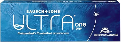 ULTRA ONE DAY lentillas, diarias, 30 unidades, +01,75 (Positivo) | Bausch + Lomb, esféricas, 16 horas de comodidad, protección 95% UVB y 50% UVA, lentillas diarias, 8.6 BC, 14.20 DIA, Positivo