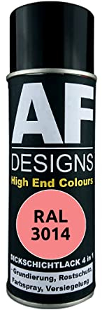 Alex Flittner Designs Vernice antiruggine 4 in 1, RAL 3014, rosa antico, metallo, vernice protettiva spray, vernice antiruggine