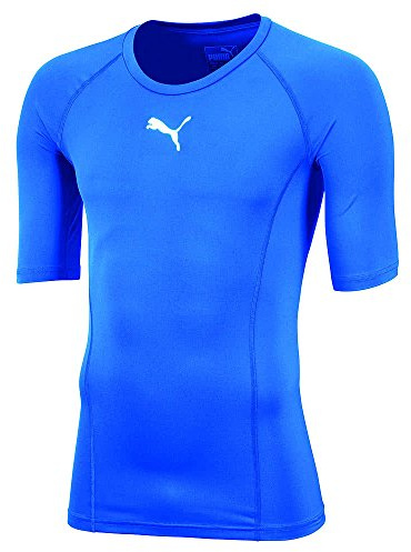 Puma Liga Baselayer Tee SS Sous-vêtement fonctionnel Homme, Electric Blue Lemonade, M