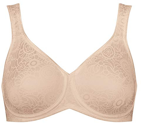 Triumph Damen BH Lovely Minimizer W X, mit Bügel, ohne Polsterung, Verstellbare Träger, 80E, Nude Beige
