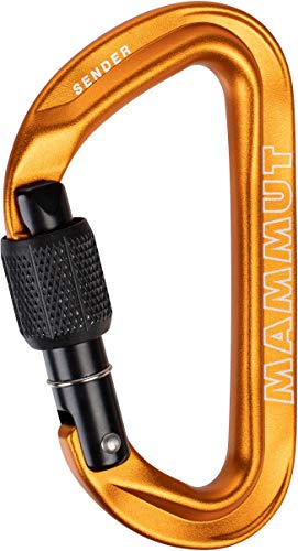 Mammut Mosqueton Sender Screwgate Karabiner, Gold, Einheitsgröße