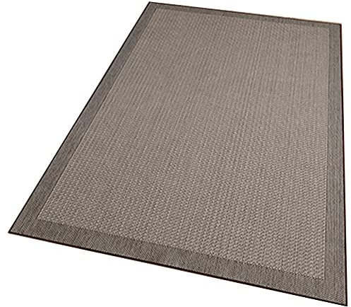 Alfombra de poliester estampada 80 x 120cm modelo BrownRim multicolor
