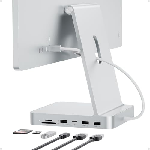 USB-C-Hub für iMac 24 Zoll 2021/2023 M1/M3 mit M.2 4 TB SSD NVMe Gehäuse