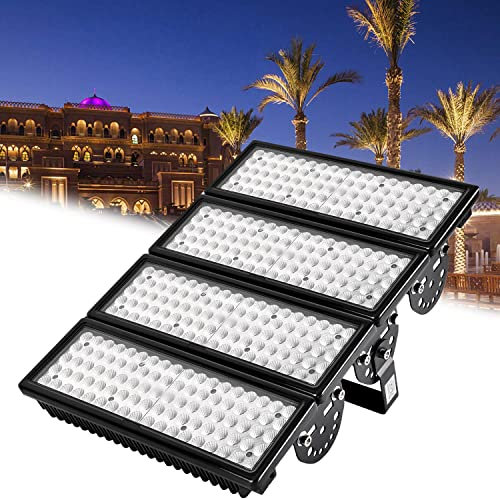 Proiettori a LED,faretti a LED da esterno 50W/200W/300W/400W con lampada a led proiettore super luminoso IP67 impermeabile illuminazione per esterni per giardino garage o campo sportivo,Warmwhite-400W