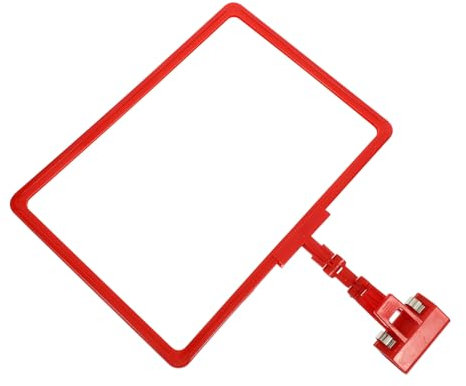 Gatuida Magnetischer Etikettenhalter Stabiler Werbeaufsteller Mit Magnet Signale Praktische Lösung Für Supermärkte Und Einzelhandel Einfache Montage Metalloberflächen