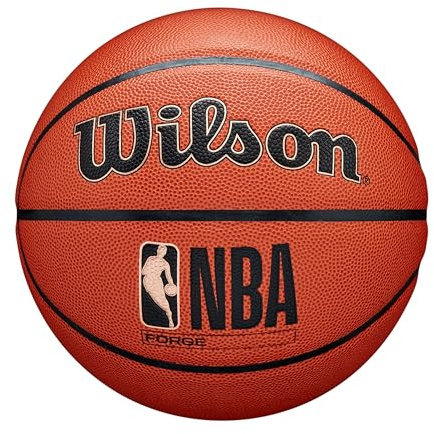WILSON NBA Forge Indoor/Outdoor Basketball - Brown, Size 5-27.5