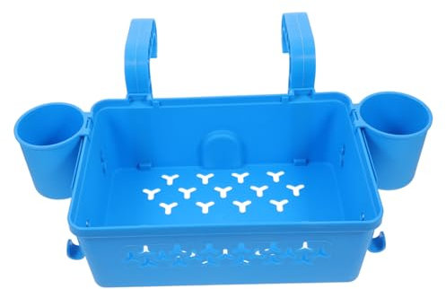 Milisten Aufbewahrungskorb Für Poolseite Hängend Zum Aufbewahren Von Handtüchern Und Badesachen Aus Robustem Kunststoff Leicht Abnehmbar Und Aufhängbar Vielseitig Und Praktisch Für Außenpoo