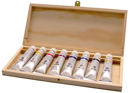 Schmincke aqua LINOLDRUCK Holzkasten 8 x 20 ml 82 709 097