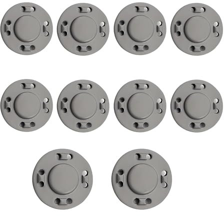 HAFRILY 10 Paar Magnetverschluss DIY Needlework Magnetknöpfe Annähen Knopf Ohne Nähen für Taschenverschlüsse Magnetknöpfe Magnetverschluss zubehör Tasche Accessories