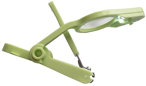 UPKOCH Portable Nail Clippers Mit Licht Und Lupe Sicheres Nagelpflegeset Für Neugeborene Und Kleinkinder Vielseitiger Grün Zur Vermeidung Von Hautirritationen