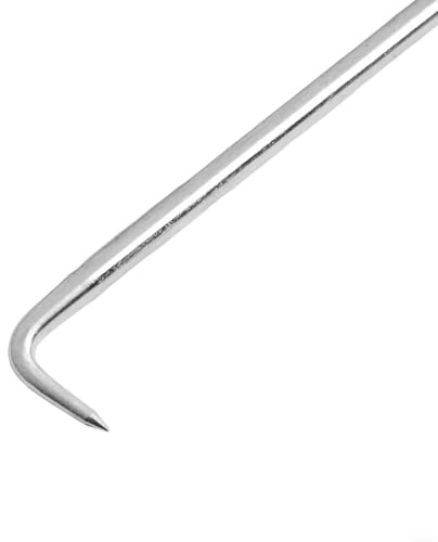 Besttoolifes Outil de fixation de crochet d'armature pour chantier de construction, barre en acier robuste, pince de reliure et de torsion avec crochet en fer chromé pour une fixation manuelle rapide