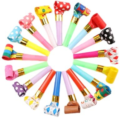 Bepisof 40 Pcs Colorful Whistlers Suitable For Birthday Parties/Party Blowers New Year Celebrations, Music Parties, And Speakers,Noise Maker