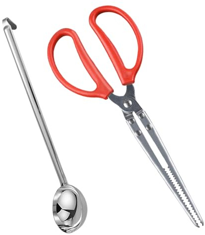 Pinza Per Tronchi Di Legna Da Fuoco | Pala per Carbone per Falò con Manico Lungo | Dispositivo Per Afferrare Tronchi | Per Pala Da Falò, Esterno, Cucina, Campeggio, Barbecue, Interno, Pizza, Spiaggia