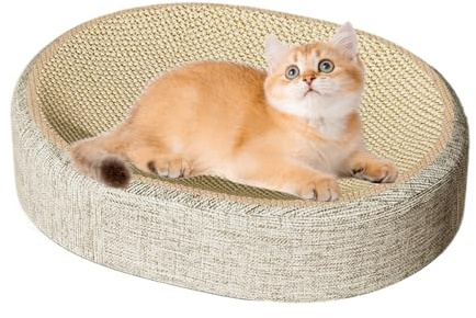 Kratzbrett für Katzen - Indoor Kratzbrett Für Hauskatzen,Sisalgeflochtene Pappe Katzenmöbel Wohnzimmer Schlafzimmer Boden Ecken