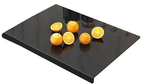 Tabla De Cortar Acrílica Con Borde De Contención Para Encimera | Cubierta Protectora Antideslizante | Tabla De Cortar Para Carnes | Para Hogar Y Apartamento Para Comidas Verduras Y Mesa De